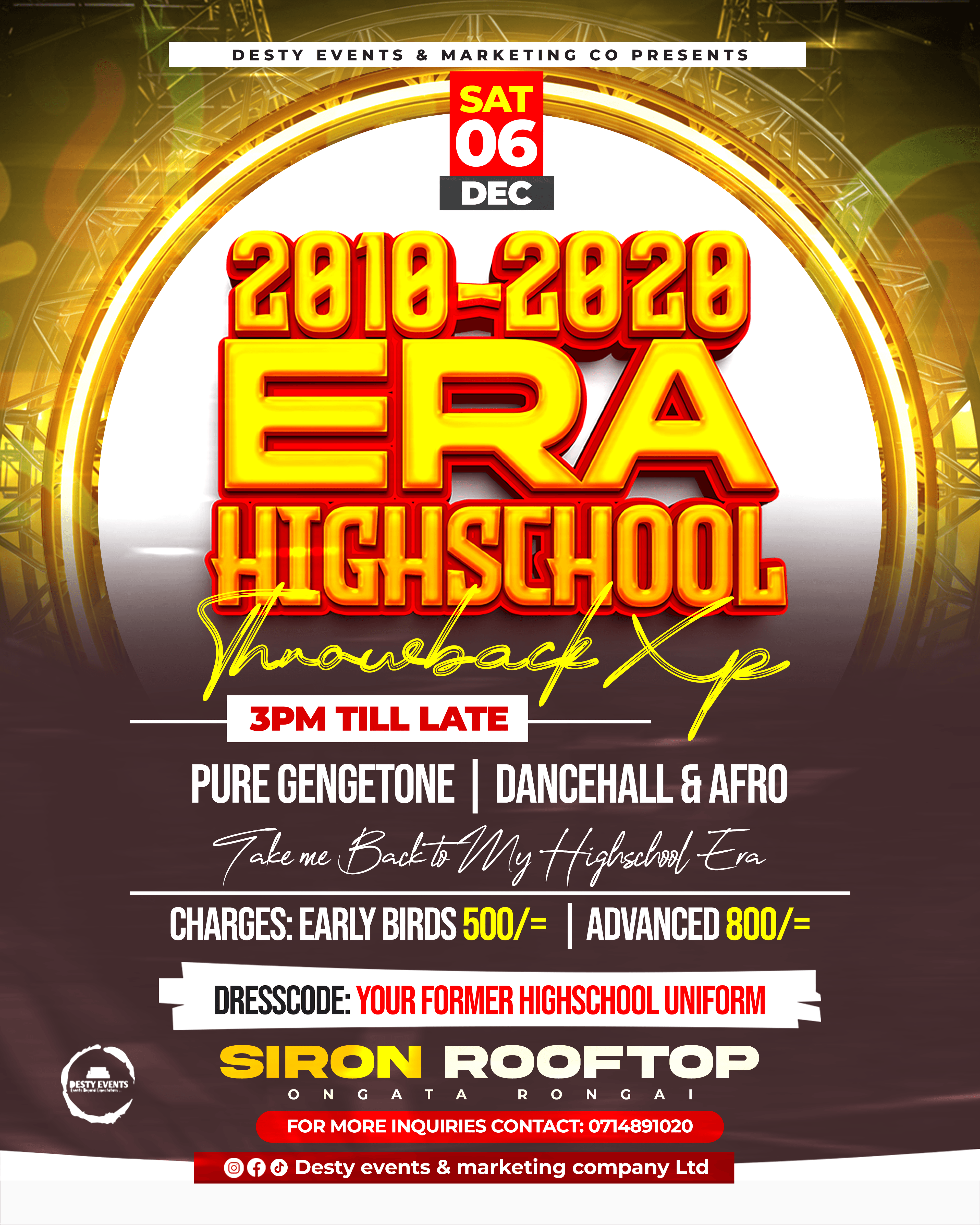 2010-2020 Era Highschool Throwback Xp