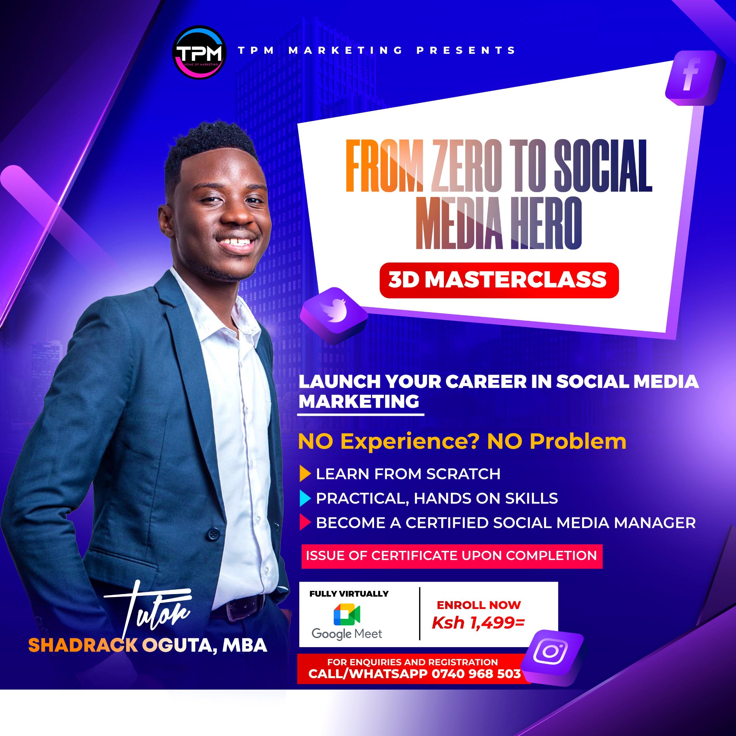 3 Days Social Media Marketing Masterclass