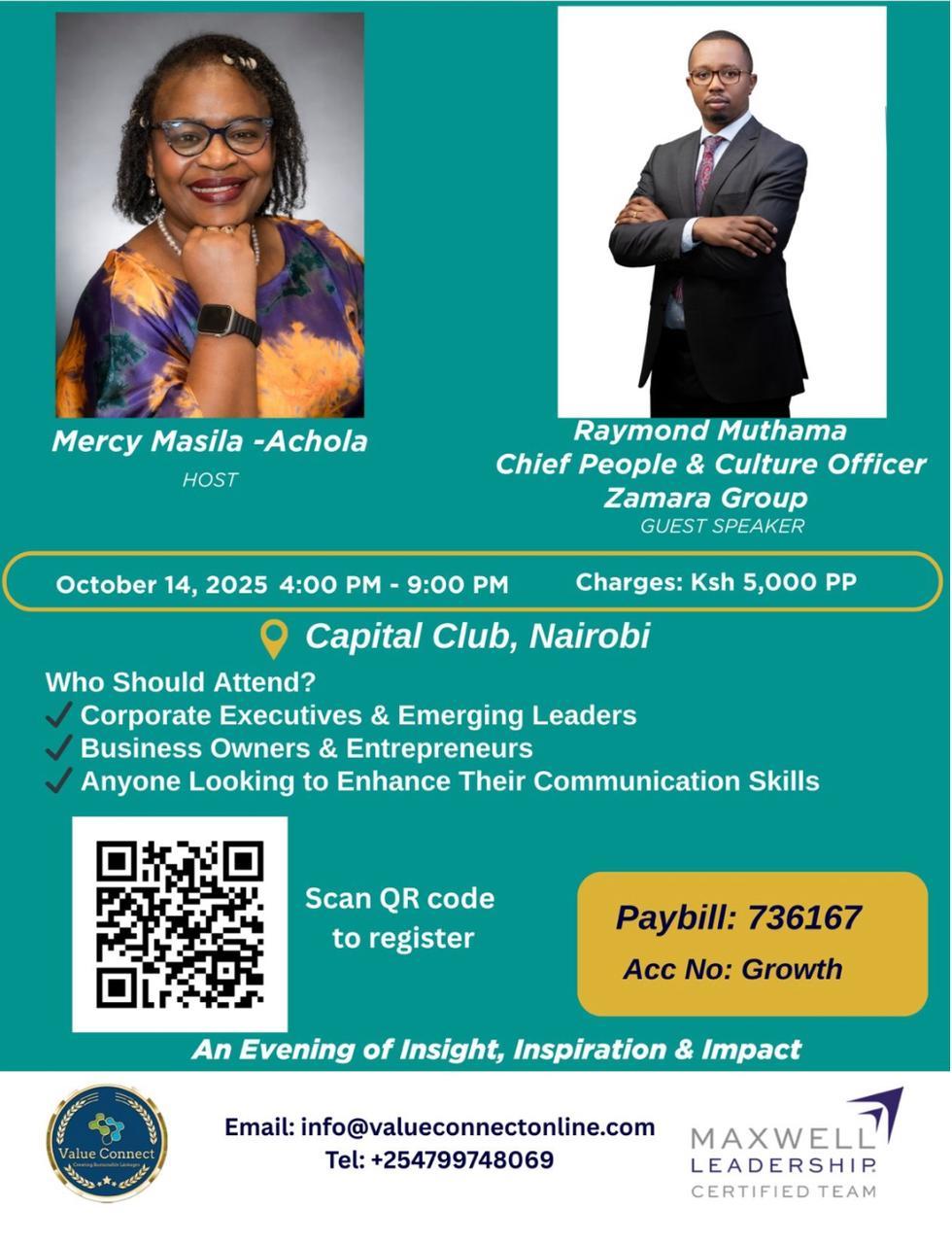 An Evening of Insight, Inspiration and Impact